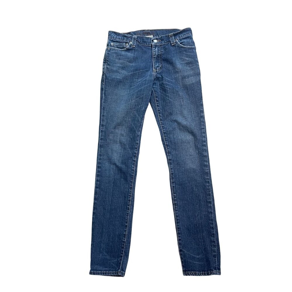 Levis 510 Womens Super Skinny Denim Blue Jeans  30 x 30 u